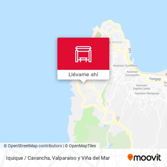 Mapa de Iquique / Cavancha