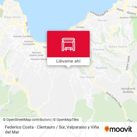 Mapa de Federico Costa - Clentauro / Sur