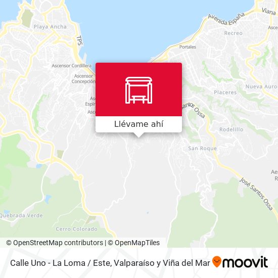 Mapa de Calle Uno - La Loma / Este