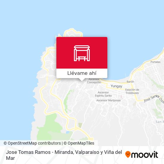 Mapa de Jose Tomas Ramos - Miranda