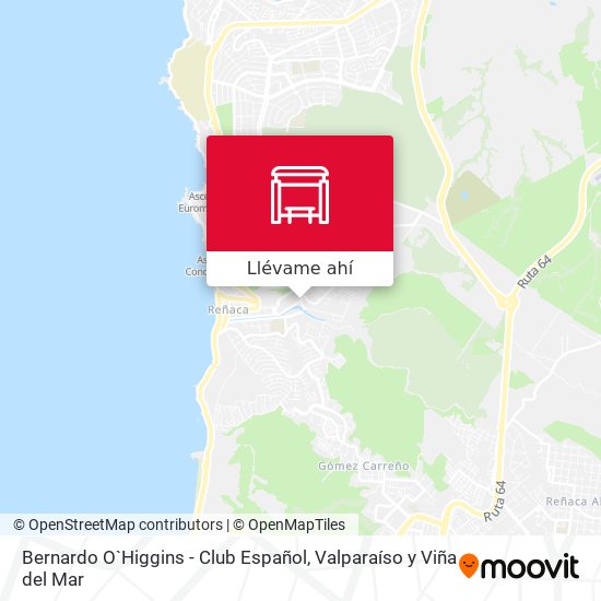 Mapa de Bernardo O`Higgins - Club Español
