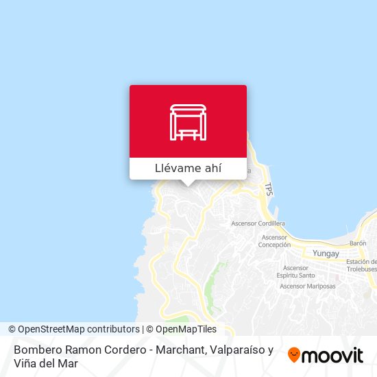 Mapa de Bombero Ramon Cordero - Marchant