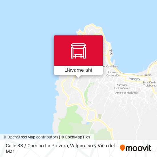 Mapa de Calle 33 / Camino La Polvora