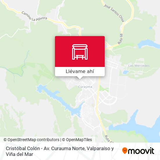 Mapa de Cristóbal Colón - Av. Curauma Norte