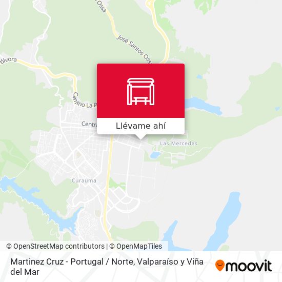 Mapa de Martinez Cruz - Portugal / Norte