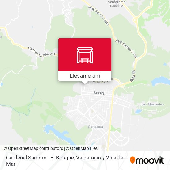 Mapa de Cardenal Samoré - El Bosque