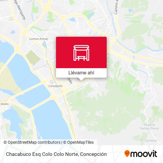 Mapa de Chacabuco Esq Colo Colo  Norte