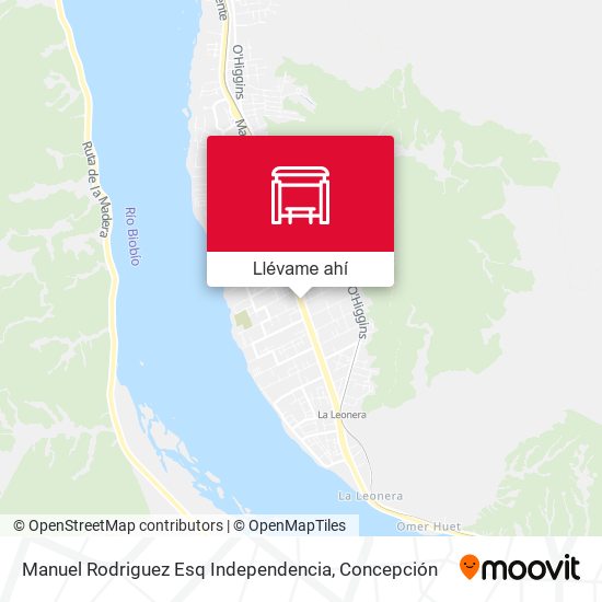 Mapa de Manuel Rodriguez Esq Independencia