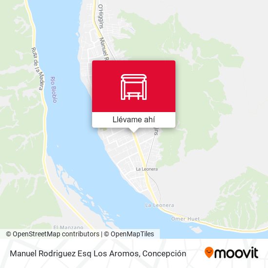 Mapa de Manuel Rodriguez Esq Los Aromos