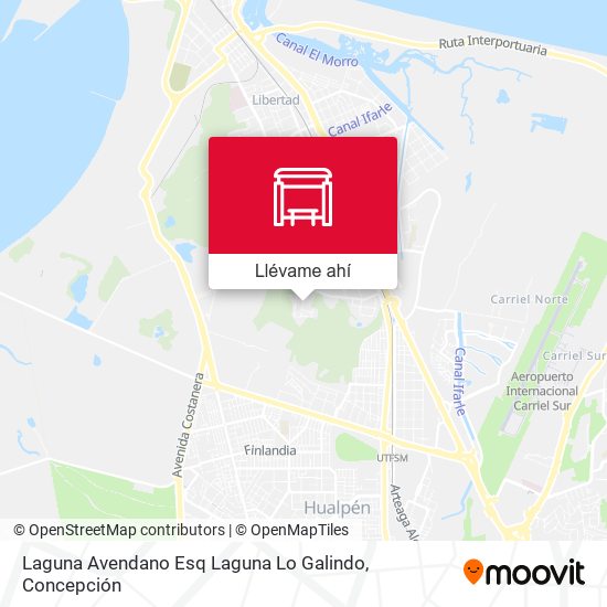 Mapa de Laguna Avendano Esq Laguna Lo Galindo