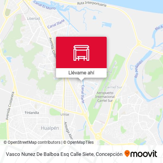Mapa de Vasco Nunez De Balboa Esq Calle Siete