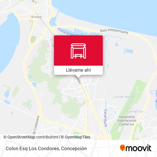 Mapa de Colon Esq Los Condores