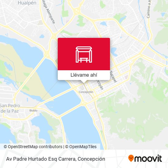 Mapa de Av Padre Hurtado Esq Carrera