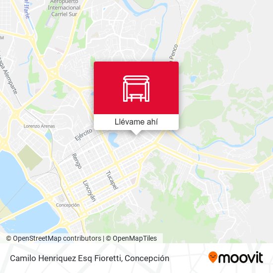 Mapa de Camilo Henriquez Esq Fioretti