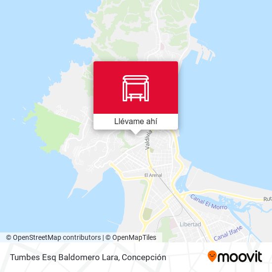 Mapa de Tumbes Esq Baldomero Lara