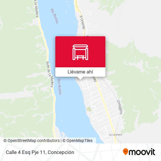 Mapa de Calle 4 Esq Pje 11