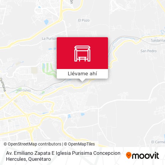 Cómo llegar a Av. Emiliano Zapata E Iglesia Purisima Concepcion Hercules en  La Cañada en Autobús?