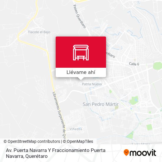 Cómo llegar a Av. Puerta Navarra Y Fraccionamiento Puerta Navarra en Patria  Nueva en Autobús?