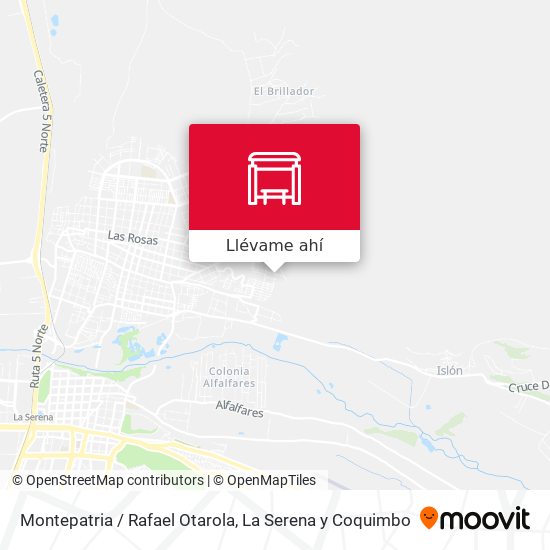 Mapa de Montepatria / Rafael Otarola