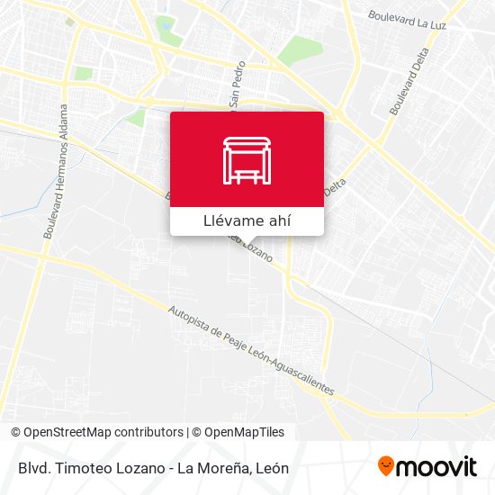 Mapa de Blvd. Timoteo Lozano - La Moreña