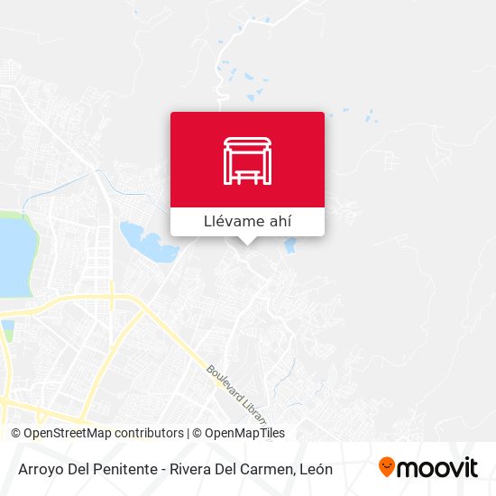 Mapa de Arroyo Del Penitente - Rivera Del Carmen