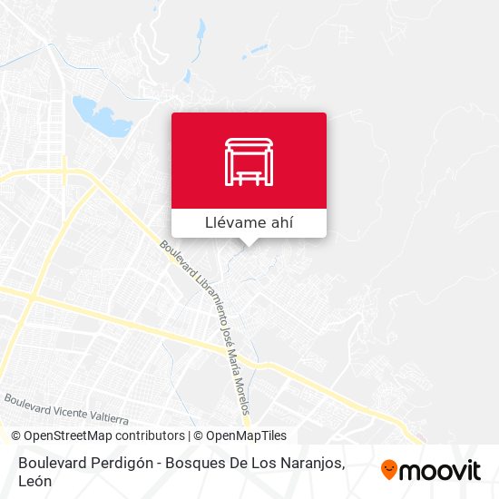 Mapa de Boulevard Perdigón - Bosques De Los Naranjos