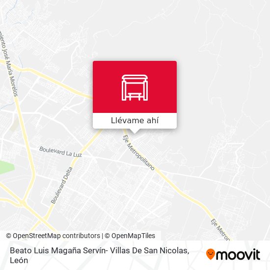 Mapa de Beato Luis Magaña Servín- Villas De San Nicolas