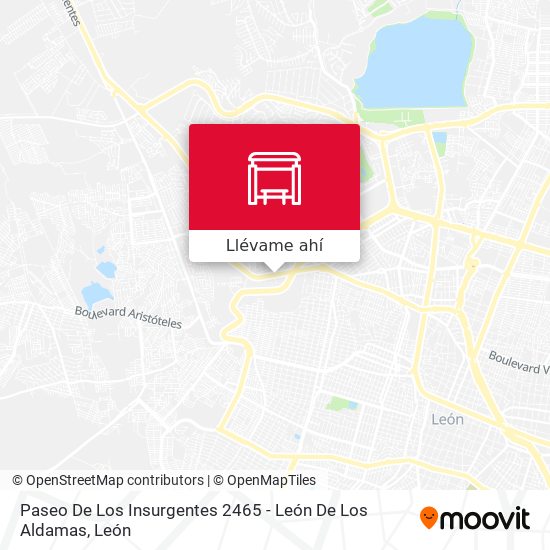 Mapa de Paseo De Los Insurgentes 2465 - León De Los Aldamas