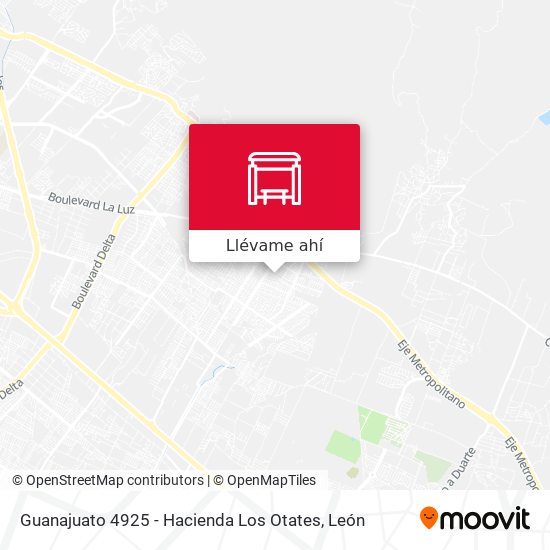 Mapa de Guanajuato 4925 - Hacienda Los Otates