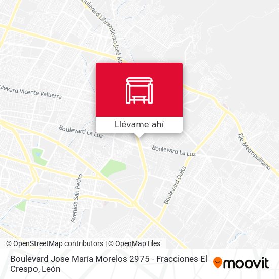 Mapa de Boulevard Jose María Morelos 2975 - Fracciones El Crespo