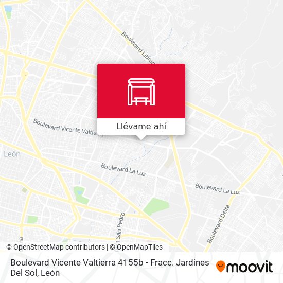 Mapa de Boulevard Vicente Valtierra 4155b - Fracc. Jardines Del Sol
