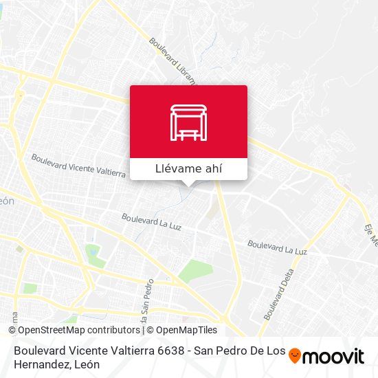 Mapa de Boulevard Vicente Valtierra 6638 - San Pedro De Los Hernandez