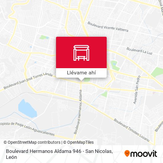 Mapa de Boulevard Hermanos Aldama 946 - San Nicolas