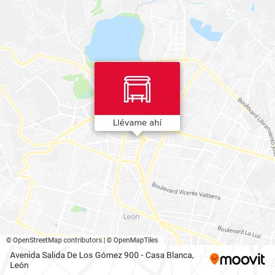 Mapa de Avenida Salida De Los Gómez 900 - Casa Blanca