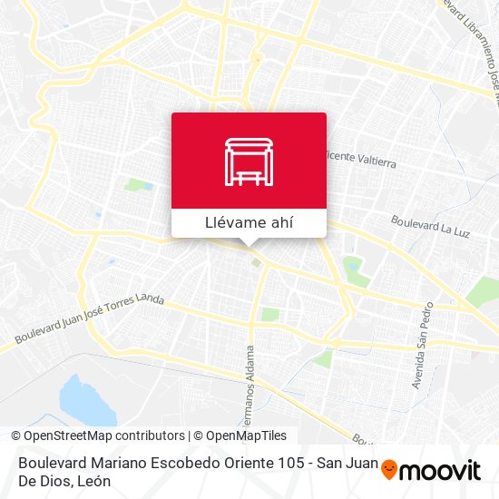 Mapa de Boulevard Mariano Escobedo Oriente 105 - San Juan De Dios