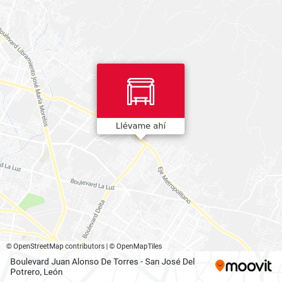 Mapa de Boulevard Juan Alonso De Torres - San José Del Potrero