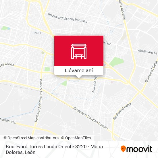 Mapa de Boulevard Torres Landa Oriente 3220 - María Dolores