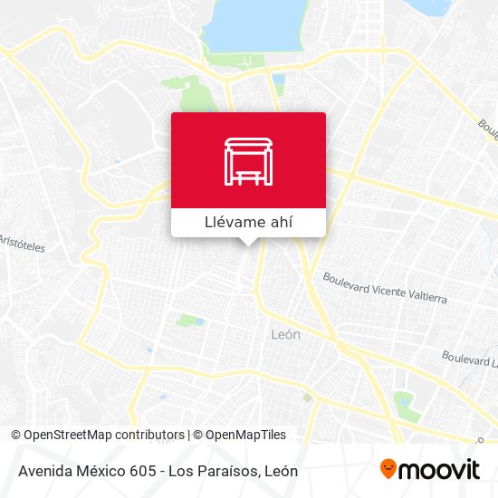 Mapa de Avenida México 605 - Los Paraísos