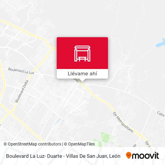 Mapa de Boulevard La Luz- Duarte - Villas De San Juan