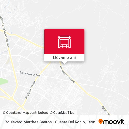 Mapa de Boulevard Martires Santos - Cuesta Del Roció