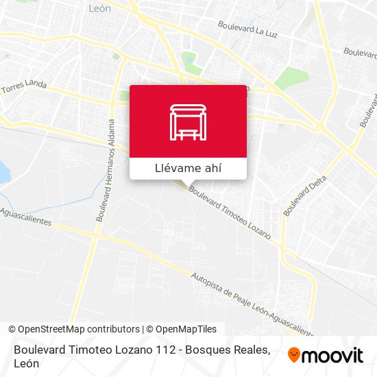 Mapa de Boulevard Timoteo Lozano 112 -  Bosques Reales