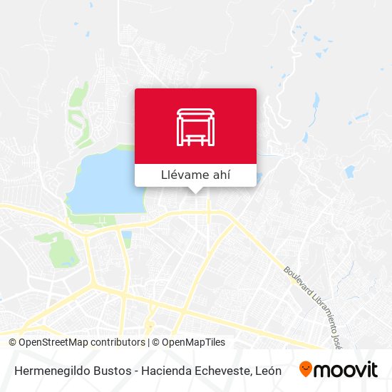 Mapa de Hermenegildo Bustos -  Hacienda Echeveste