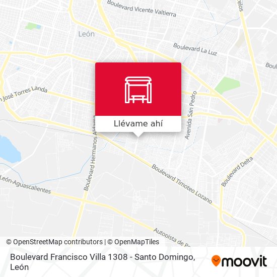 Mapa de Boulevard Francisco Villa 1308 -  Santo Domingo