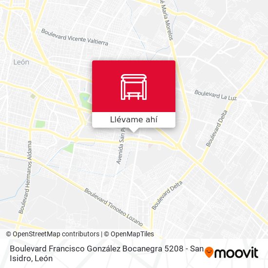 Mapa de Boulevard Francisco González Bocanegra 5208 - San Isidro