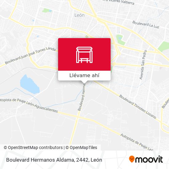 Mapa de Boulevard Hermanos Aldama, 2442