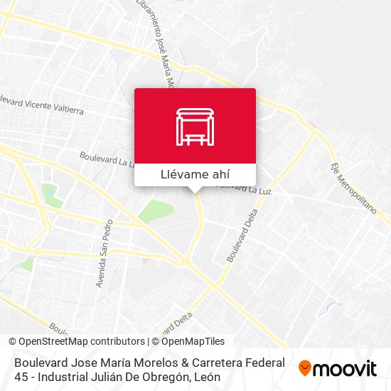 Mapa de Boulevard Jose María Morelos & Carretera Federal 45 -  Industrial Julián De Obregón