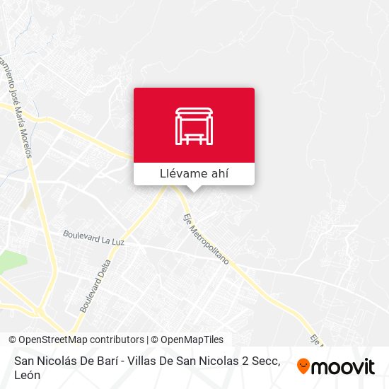 Mapa de San Nicolás De Barí - Villas De San Nicolas 2 Secc