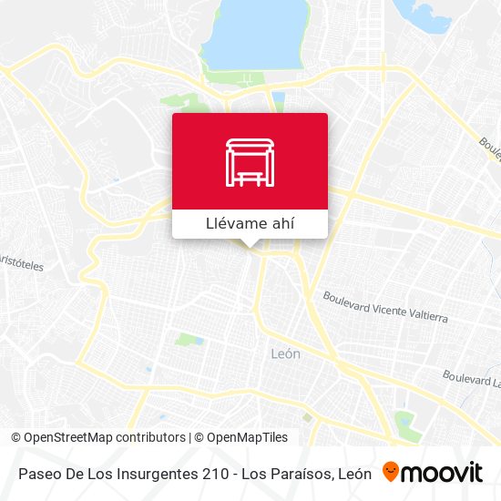 Mapa de Paseo De Los Insurgentes 210 -  Los Paraísos