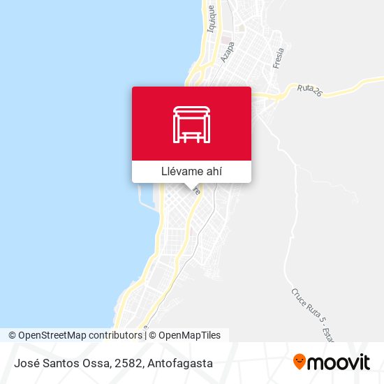 Mapa de José Santos Ossa, 2582