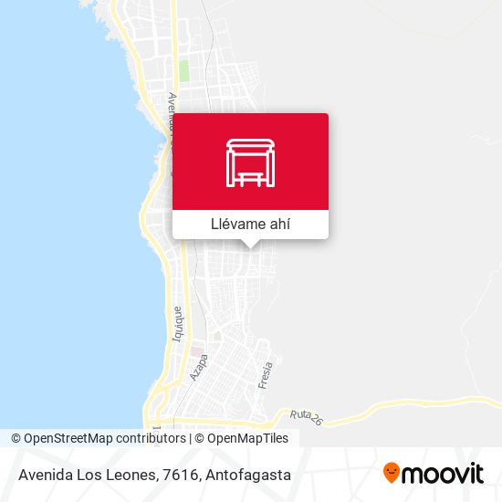 Mapa de Avenida Los Leones, 7616